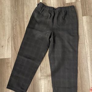 JIMMY Babaton pant, charcoal fine grid.